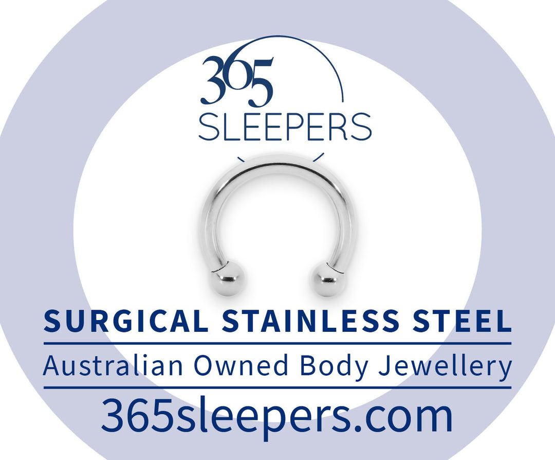 1 Piece Stainless Steel 20G - 2G Circular Barbell Horseshoe Bar Body Piercing 6mm - 22mm - PFGWholesale