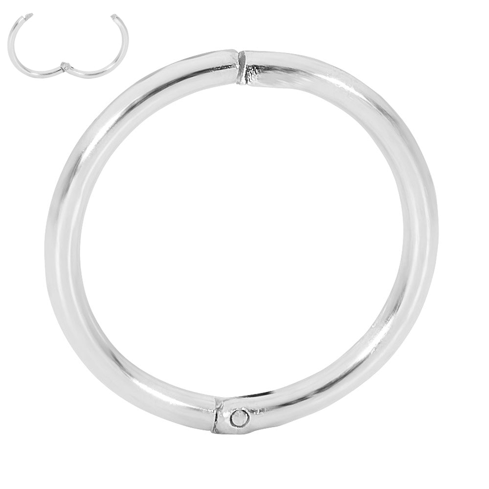 365 Sleepers 1 Piece Sterling Silver Earring / Body Piercing Ring - 18G - PFGWholesale